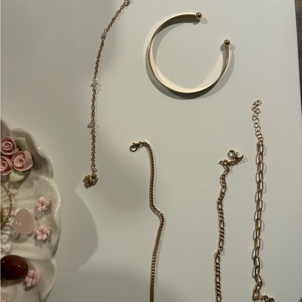 wild fable Gold-Tone Mixed Bracelet Set